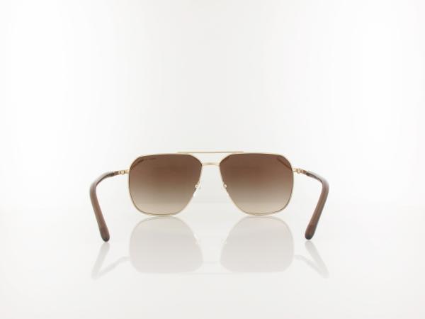Armani Exchange | AX2057S 612113 59 | matte pale gold / brown gradient