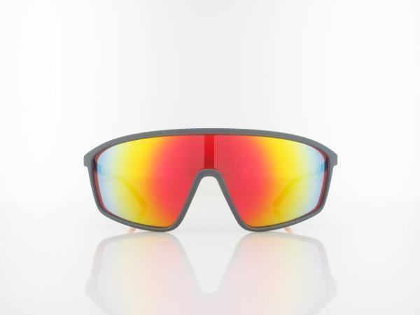 Armani Exchange | AX4119S 81806Q 137 | matte grey / dark violet mirror red
