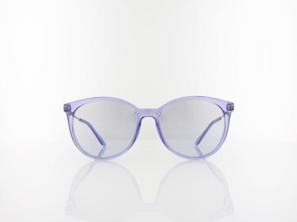 Armani Exchange | AX4140S 82367P 55 | shiny transparent violet / violet mirror silver gradient