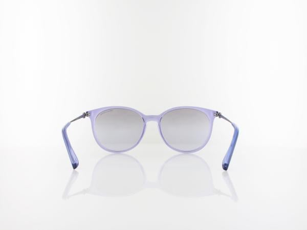 Armani Exchange | AX4140S 82367P 55 | shiny transparent violet / violet mirror silver gradient