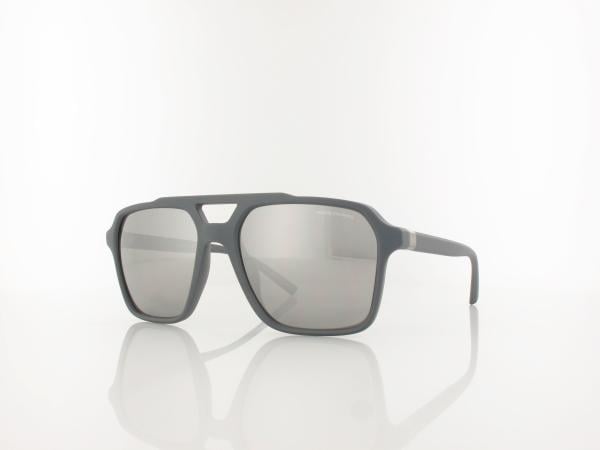 Armani Exchange | AX4166S 8400Z3 57 | matte grey / grey mirror silver polar