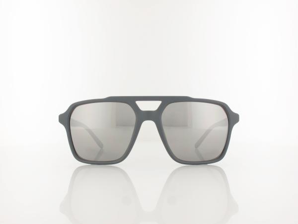 Armani Exchange | AX4166S 8400Z3 57 | matte grey / grey mirror silver polar