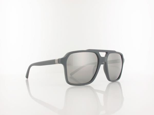 Armani Exchange | AX4166S 8400Z3 57 | matte grey / grey mirror silver polar