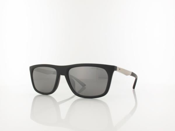 Emporio Armani | EA4272U 63726G 57 | matte black / dark grey mirror silver