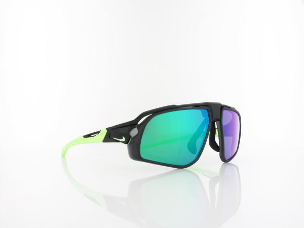 Nike | FLYFREE M FV2391 010 59 | matte black / green mirror - road tint