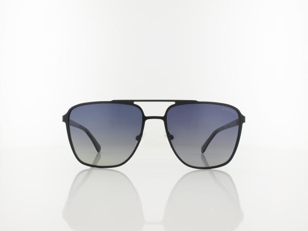 Guess | GU00210 02D 60 | matte black / smoke polarized
