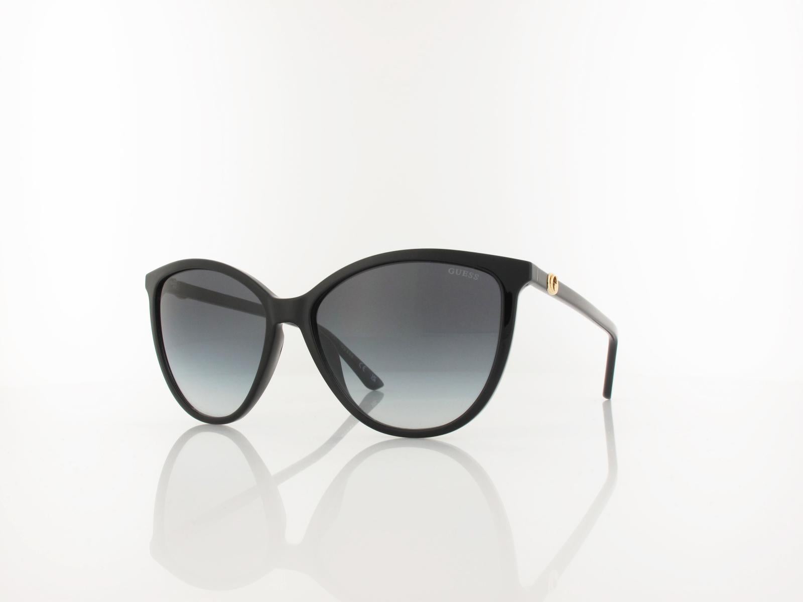 Guess | GU00256 01B 58 | shiny black / gradient smoke