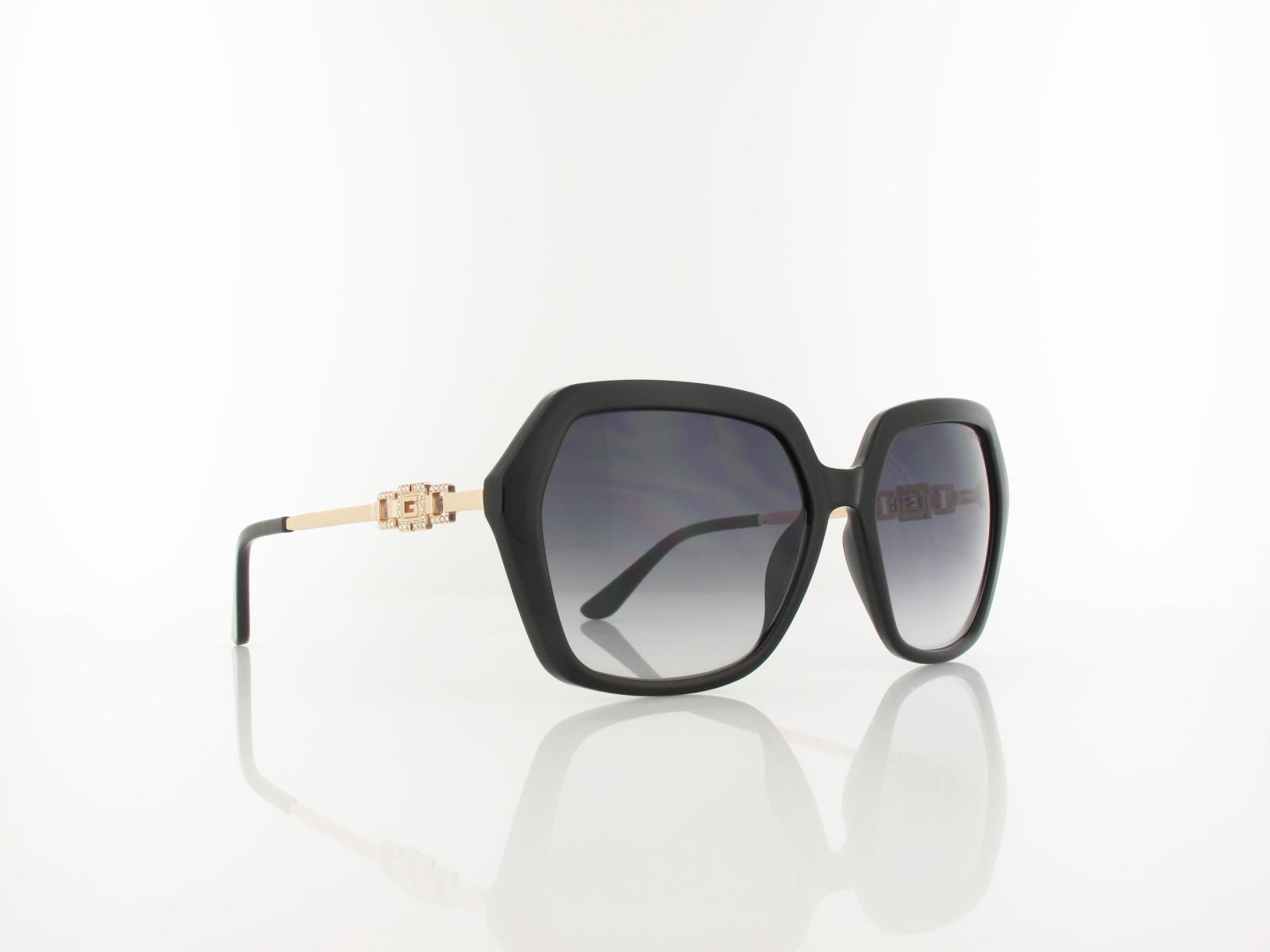 Guess | GU00267 01B 57 | shiny black / gradient smoke