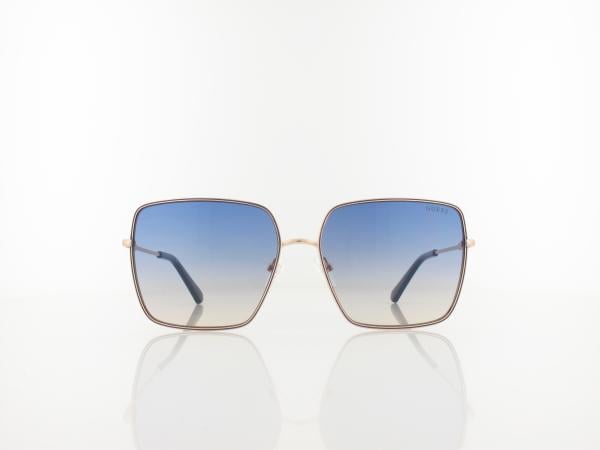 Guess | GU7866 28W 60 | shiny rose gold / gradient blue