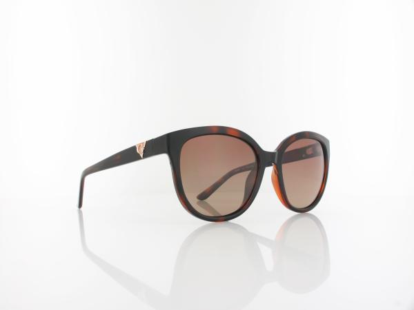 Guess | GU7877 52H 56 | dark havana / brown polarized
