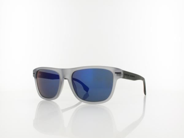 Boss | BOSS 1322/S RIW/HZ 55 | matte grey / green multilens mirror