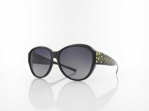 HIS polarized | HPS49100-1 57 | black / smoke gradient
