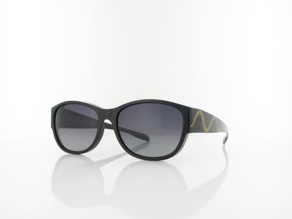 HIS polarized | HPS49101-1 57 | black / smoke gradient polarized