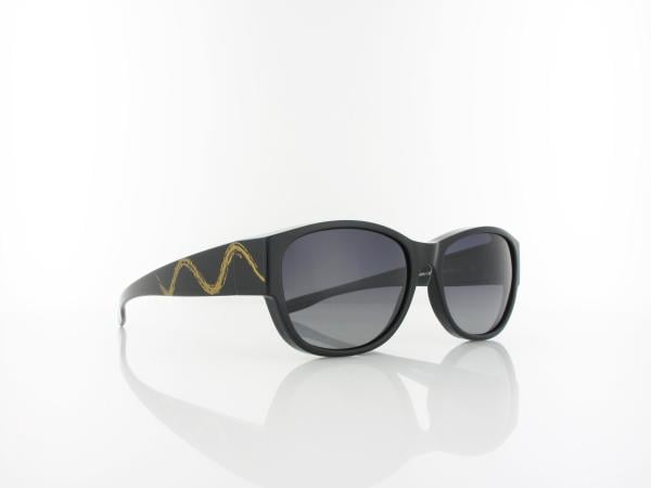 HIS polarized | HPS49101-1 57 | black / smoke gradient polarized