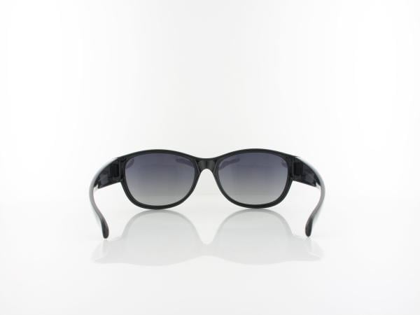HIS polarized | HPS49101-1 57 | black / smoke gradient polarized