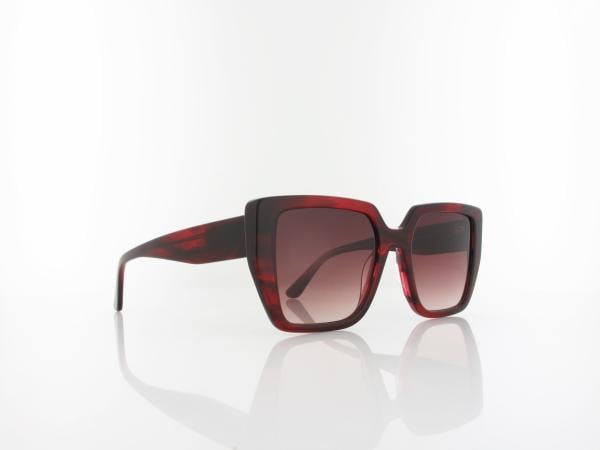 Karl Lagerfeld | KL6036S 049 52 | striped burgundy / rose brown gradient
