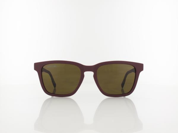 Lacoste | L987S 603 53 | matte dark red / brown