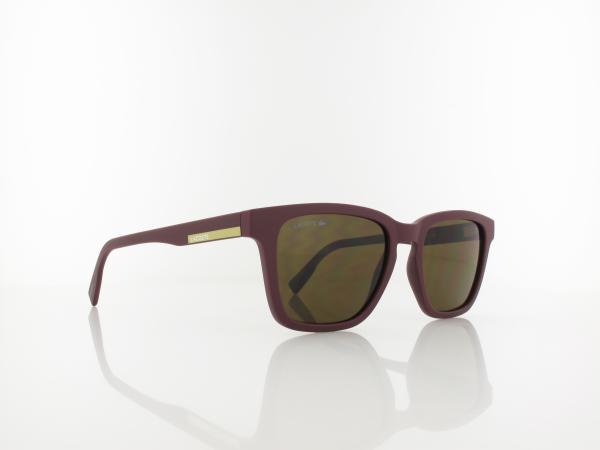 Lacoste | L987S 603 53 | matte dark red / brown