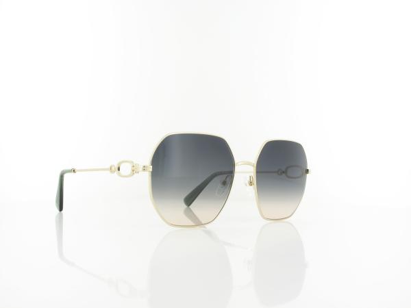 Longchamp | LO187S 725 58 | gold gradient green rose / grey gradient