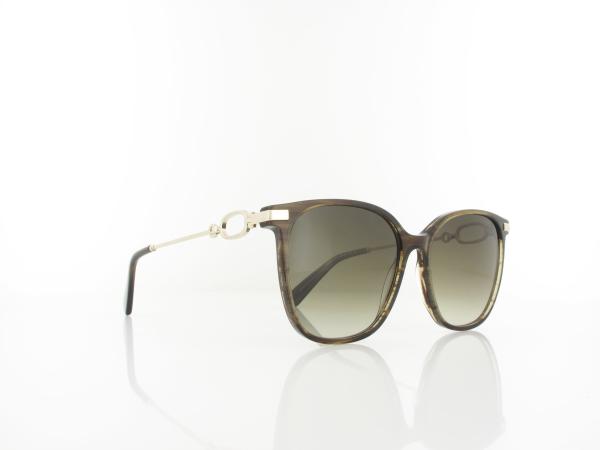 Longchamp | LO805S 211 55 | striped brown / brown gradient