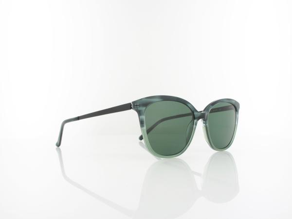 Brilando Premium Sun | L2510 52 | gr&uuml;ngrau schwarz / gr&uuml;n