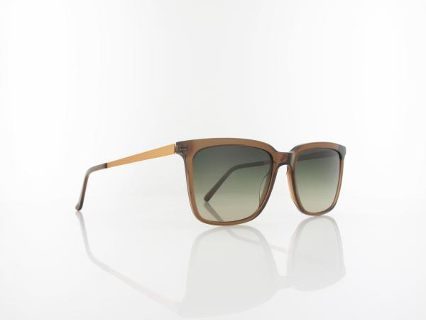Brilando Premium Sun | L2570 54 | braun transparent gold / gr&uuml;n-grau verlauf
