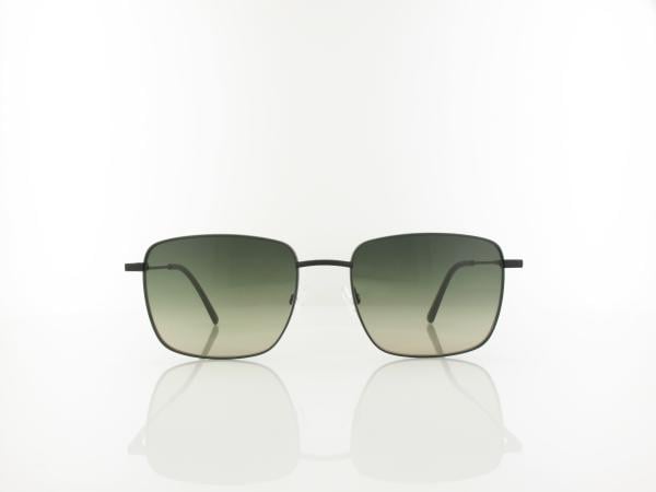 Brilando | Premium Sun L2650 56 | d&uuml;nkelgr&uuml;n schwarz matt / gr&uuml;n grau verlauf 85-65%