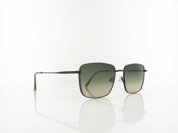 Brilando | Premium Sun L2650 56 | d&uuml;nkelgr&uuml;n schwarz matt / gr&uuml;n grau verlauf 85-65%