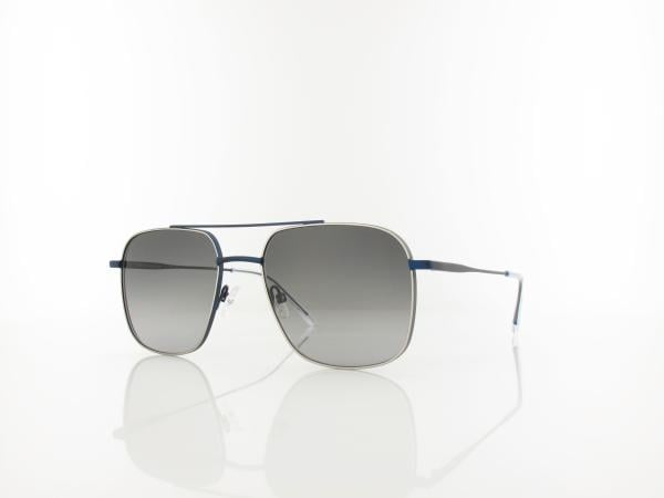 Brilando | Premium Sun L2680 56 | silber dunkelblau matt / schwarz verlauf 85-65%