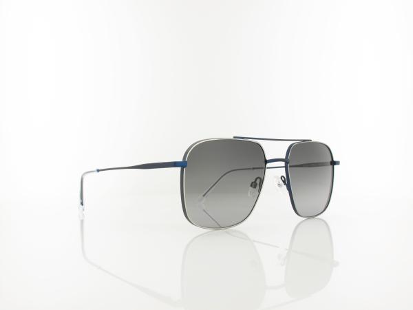 Brilando | Premium Sun L2680 56 | silber dunkelblau matt / schwarz verlauf 85-65%