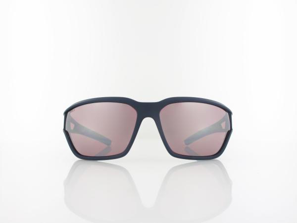 Brilando | Premium Sport M2470 67 | dunkelblau t&uuml;rkis / kontrast sport hazel silber verspiegelt