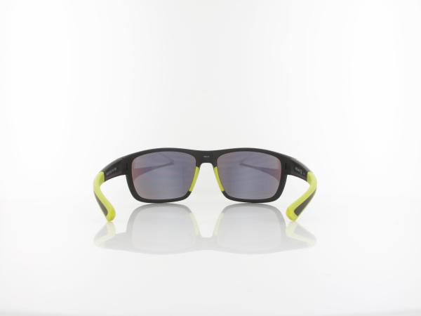 Brilando | Premium Sport M2520 58 |schwarz matt gelbgr&uuml;n / grau gelb-silber verspiegelt