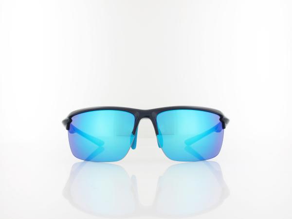 Brilando | Premium Sport M2530 67 | dunkelblau gl&auml;nzend / t&uuml;rkis verspiegelt