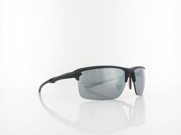 Brilando | Premium Sport M2540 67 | schwarz matt grau / silber verspiegelt