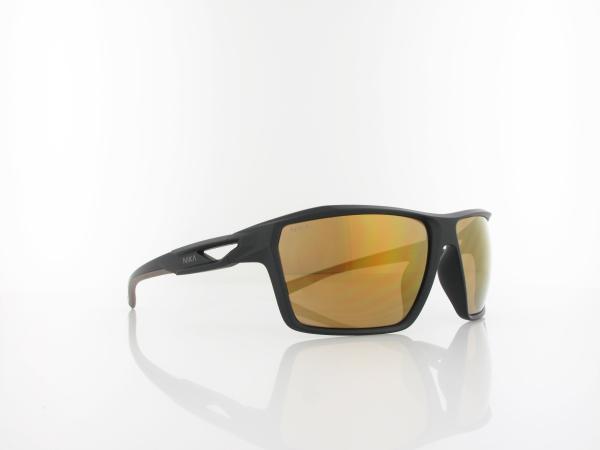 Brilando | Premium Sport M2550 62 | schwarz matt grau / gold verspiegelt