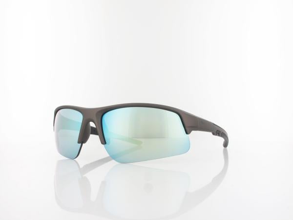 Brilando | Premium Sport M2580 71 | anthrazit matt schwarz / gelb-silber verspiegelt