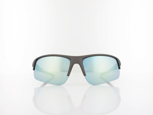 Brilando | Premium Sport M2580 71 | anthrazit matt schwarz / gelb-silber verspiegelt