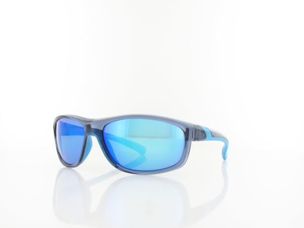 Brilando | Premium Sport M2610 61 | blau transparent t&uuml;rkis / grau 85%  t&uuml;rkis verspiegelung