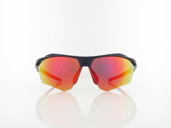 Brilando | Premium Sport M26B0 68 | dunkelblau gl&auml;nzend rot / grau 85%  rot verspiegelung