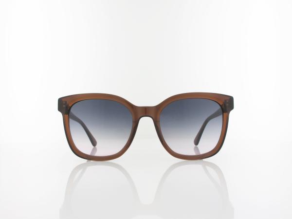 Brilando Premium Sun | S2530 54 | dunkelbraun transparent / bicolor verlauf grau violett