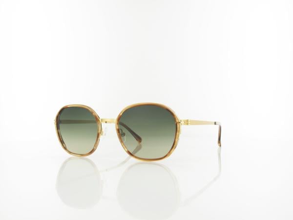 Brilando | Premium Sun U2620 51 | braun marmoriert gold matt / gr&uuml;n grau verlauf 85-65%