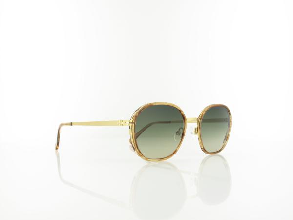 Brilando | Premium Sun U2620 51 | braun marmoriert gold matt / gr&uuml;n grau verlauf 85-65%