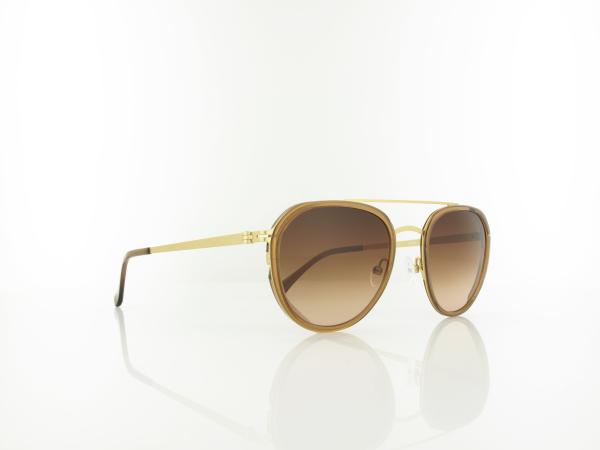 Brilando | Premium Sun U2630 53 | hellbraun transparent gold matt / braun verlauf 85-65%