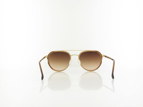 Brilando | Premium Sun U2630 53 | hellbraun transparent gold matt / braun verlauf 85-65%