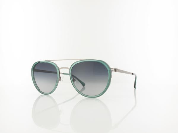 Brilando | Premium Sun U2640 53 | blau-gr&uuml;n transparent gun matt / grau verlauf 85-65%
