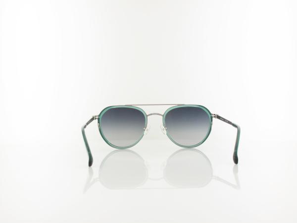 Brilando | Premium Sun U2640 53 | blau-gr&uuml;n transparent gun matt / grau verlauf 85-65%