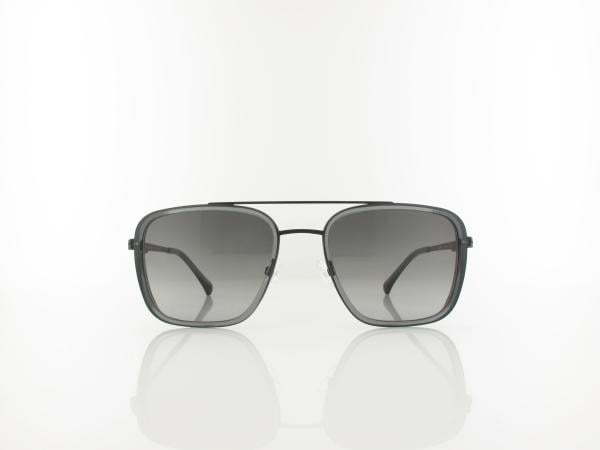 Brilando | Premium Sun U2680 54 | grau transparent schwarz matt / schwarz verlauf 85-65%