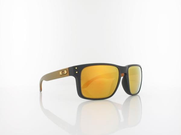 Oakley | Holbrook OO9102 W4 55 | matte carbon / prizm 24k polarized