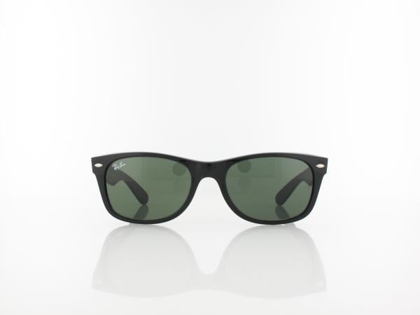 Ray Ban | New Wayfarer RB2132 901 52 | polished black / green