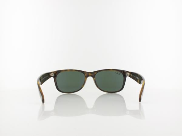 Ray Ban | New Wayfarer RB2132 902/58 55 | tortoise / crystal green polarized